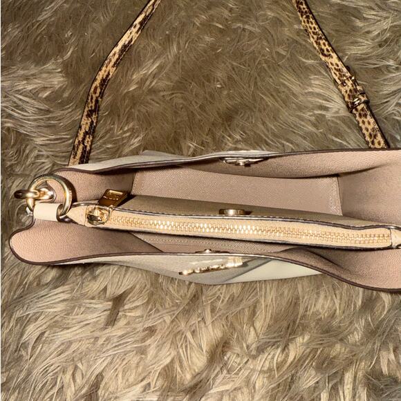 Coach Small Bucket Tote with Crossbody Snakeskin Strap - Picture 5 of 8